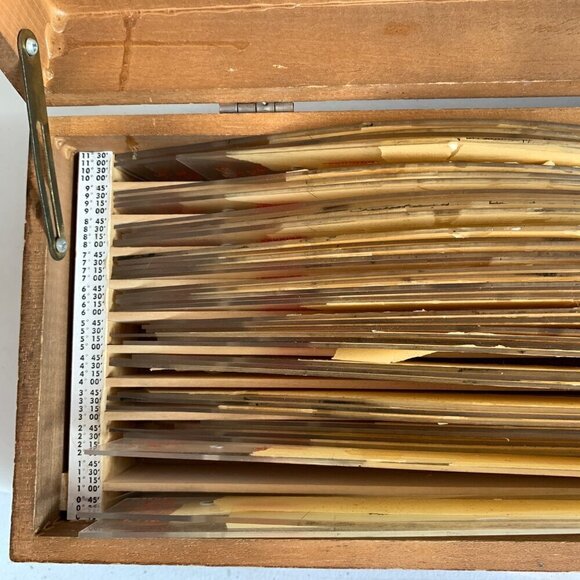 Vintage Bruning Curve Set in Wooden Box Engineering Architect - Picture 6 of 7